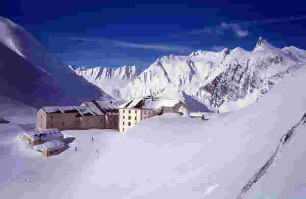 about being here About the Hospice du Grand Saint Bernard