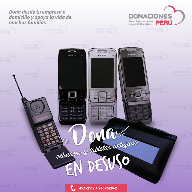 Dona celulares - Dona tabletas - Dona tecnología - Donar - Donalo - Donaciones - Dona y recicla - Recicla y dona - Donaciones Perú
