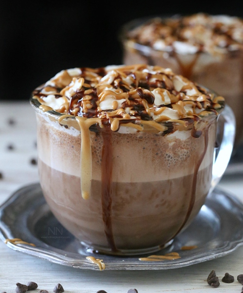 How to make hot chocolate with peanut butter
