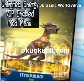 Jurassic World Alive v1.9.30 Sonsuz Enerji, Güncel Mod Menu Hileli Apk İndir