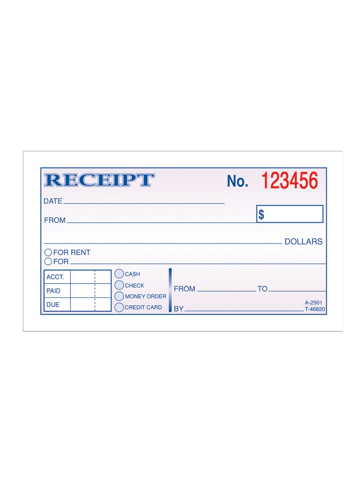 How To Fill Out A Receipt Book For Rent Invoice Template