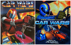 Car War Deluxe Edition (1985) cover and Car War Sixth Edition cover preview