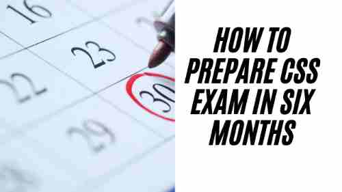 Image showing calendar that indicates preparing css exam in six months