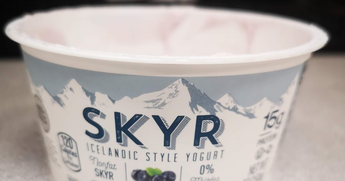 The Budget Reviews Friendly Farms Skyr Icelandic Style Blueberry