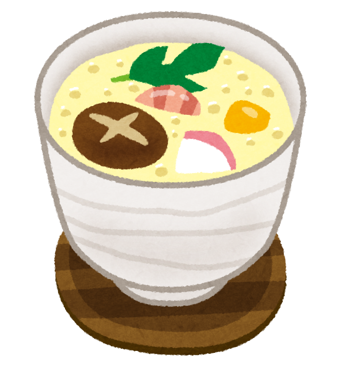 すが立った茶碗蒸しのイラスト かわいいフリー素材集 いらすとや