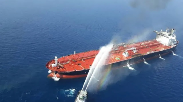 Vieron un "objeto volador" tras ataque a petrolero