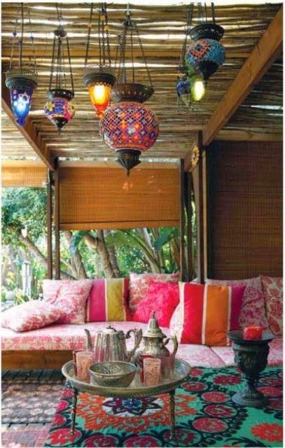 DECORACION DE PATIOS ESTILO MOROCCO MARROQUI - Patios y Jardines