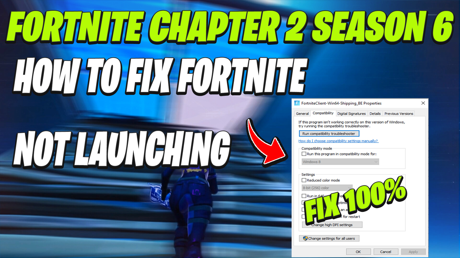How To Fix Fortnite Not Launching On Pc Chapter 2 Season 6 Latest Guide