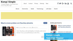 4 Template blogger paling keren, 100% SEO friendly, responsive dan fast loading