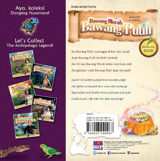 Resensi Buku Anak Dongeng 3D Nusantara Bawang Merah Bawang