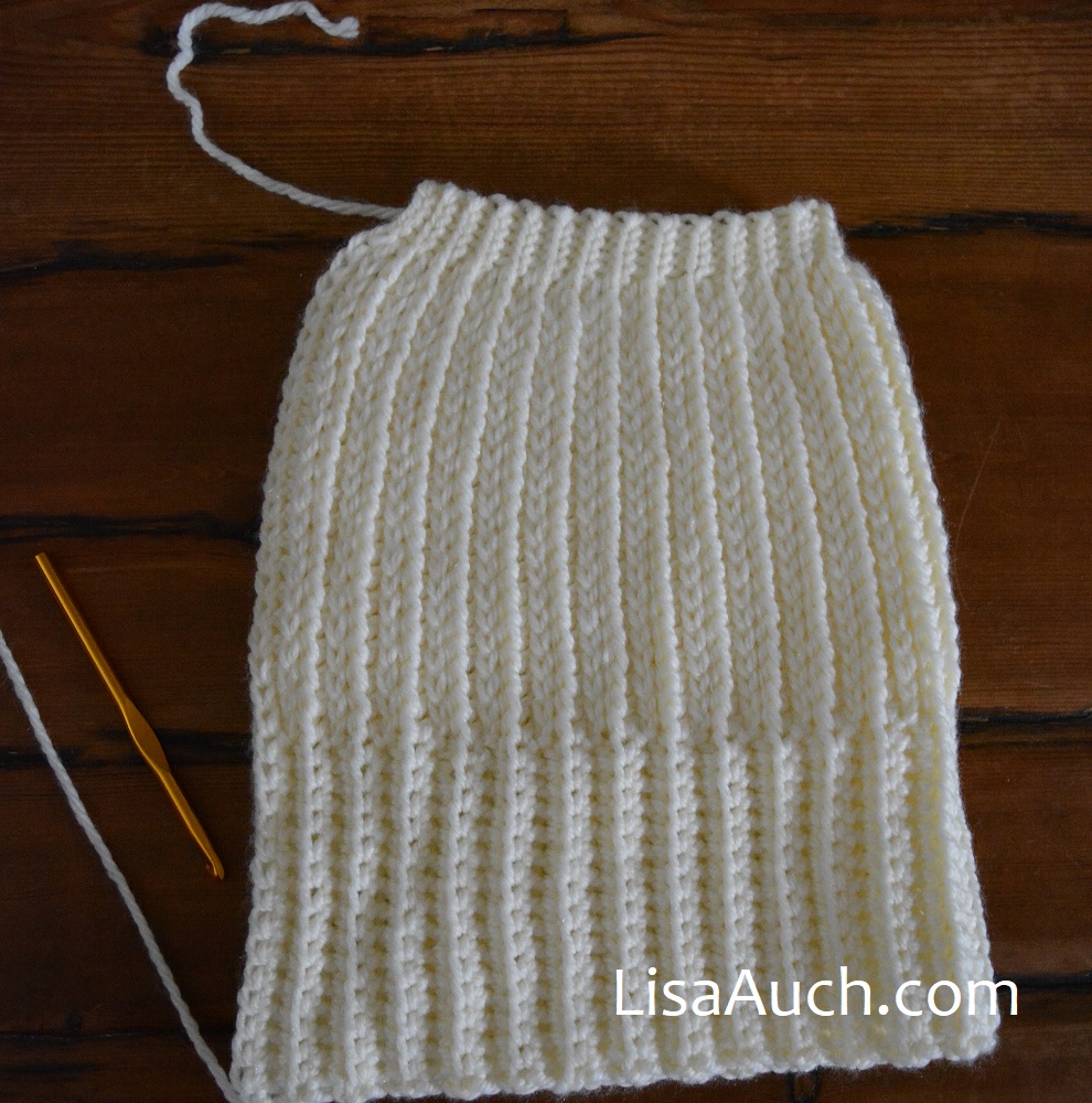 Knit-Look Crochet Hat, Free Pattern
