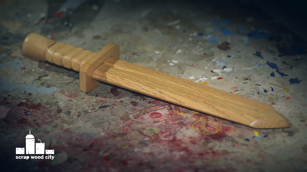 scrap wood city How to make a wooden toy sword