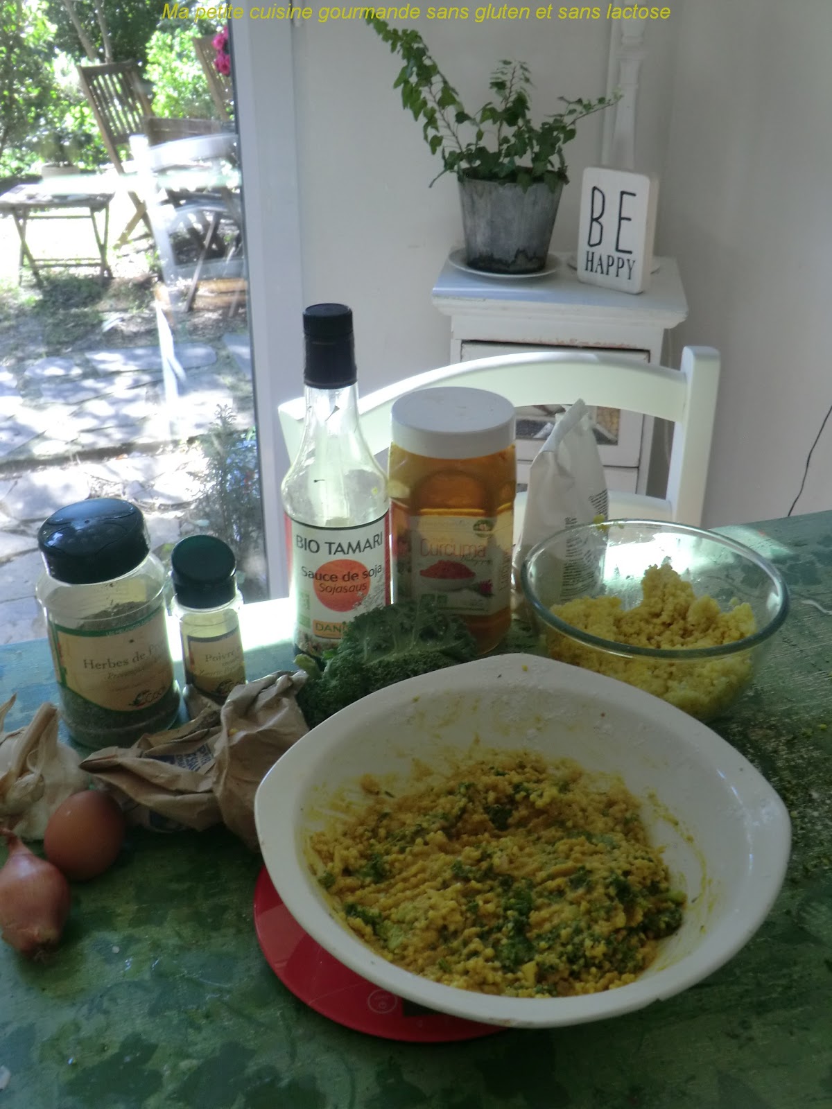 Galettes de millet au chou kale et brocoli, sans gluten et sans lactose