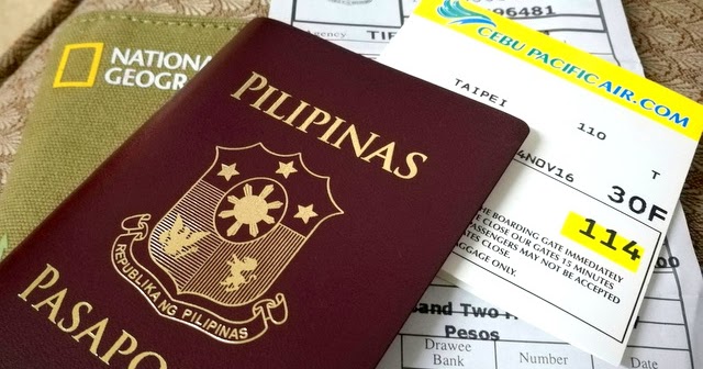 travel requirements going to taiwan from philippines