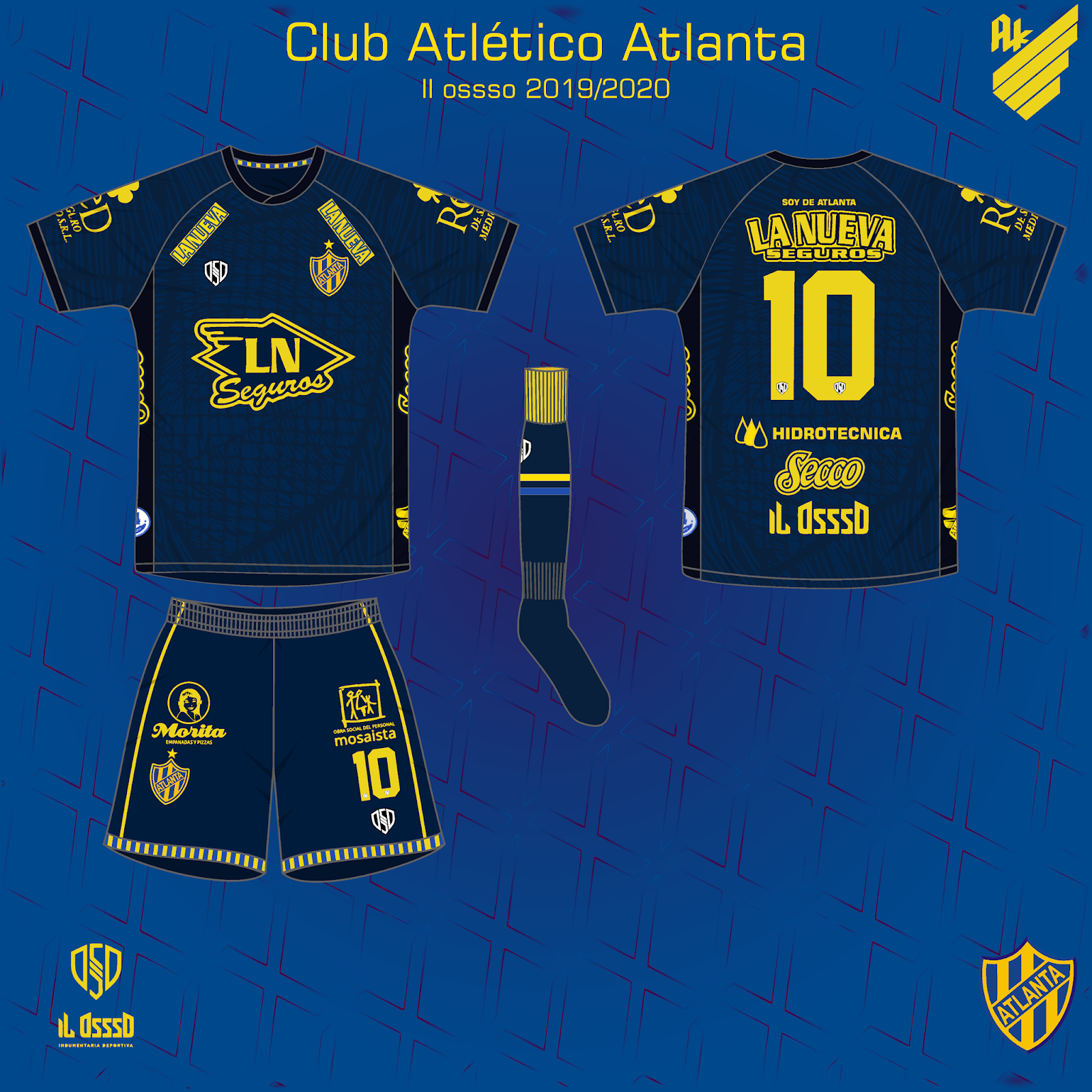 Ascensokits: Club Atlético Atlanta Il Ossso 2018