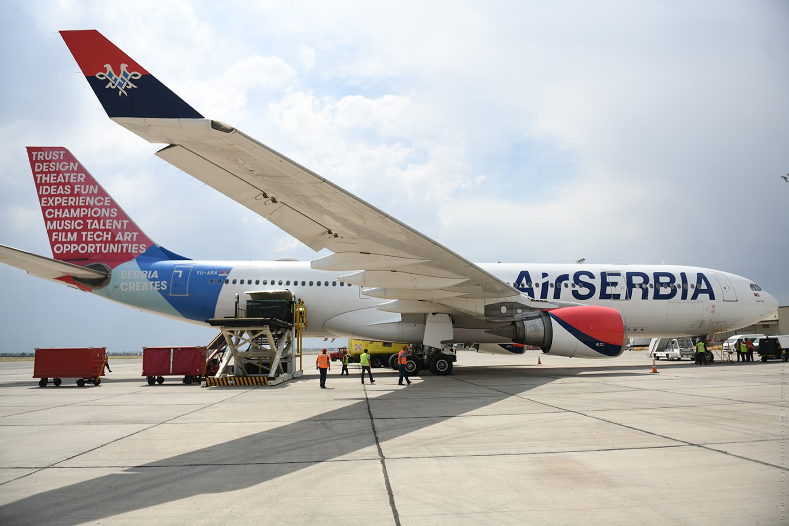 Air Serbia A330 Touches Down In Yerevan And Minsk