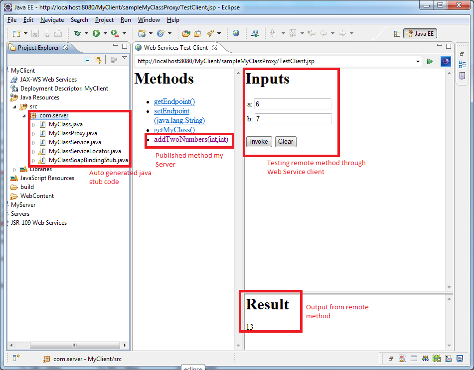 Simple Web Service using SOAP - Java Discover