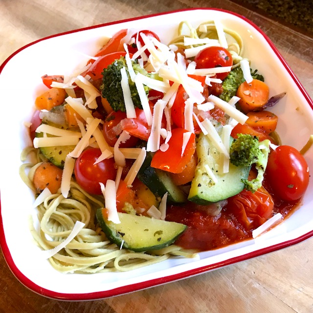 Vegan Crunk Explore Cuisine Pasta Primavera Marinara