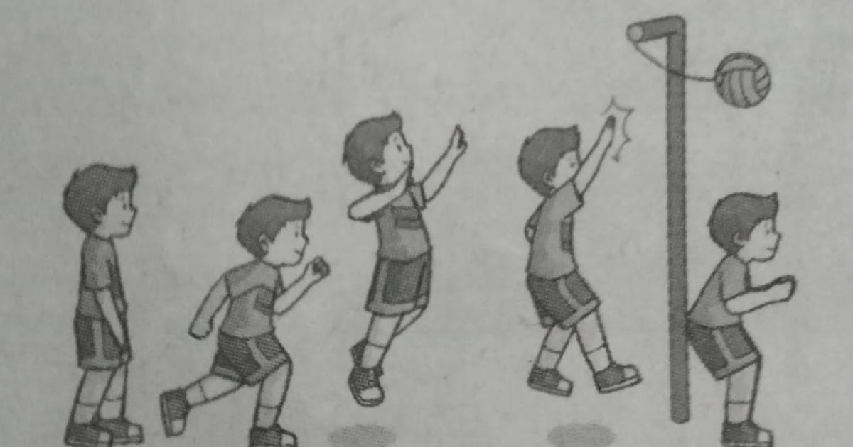 Variasi Dan Kombinasi Gerak Lokomotor Dan Manipulatif Dalam Permainan Bola Voli Penjaskes