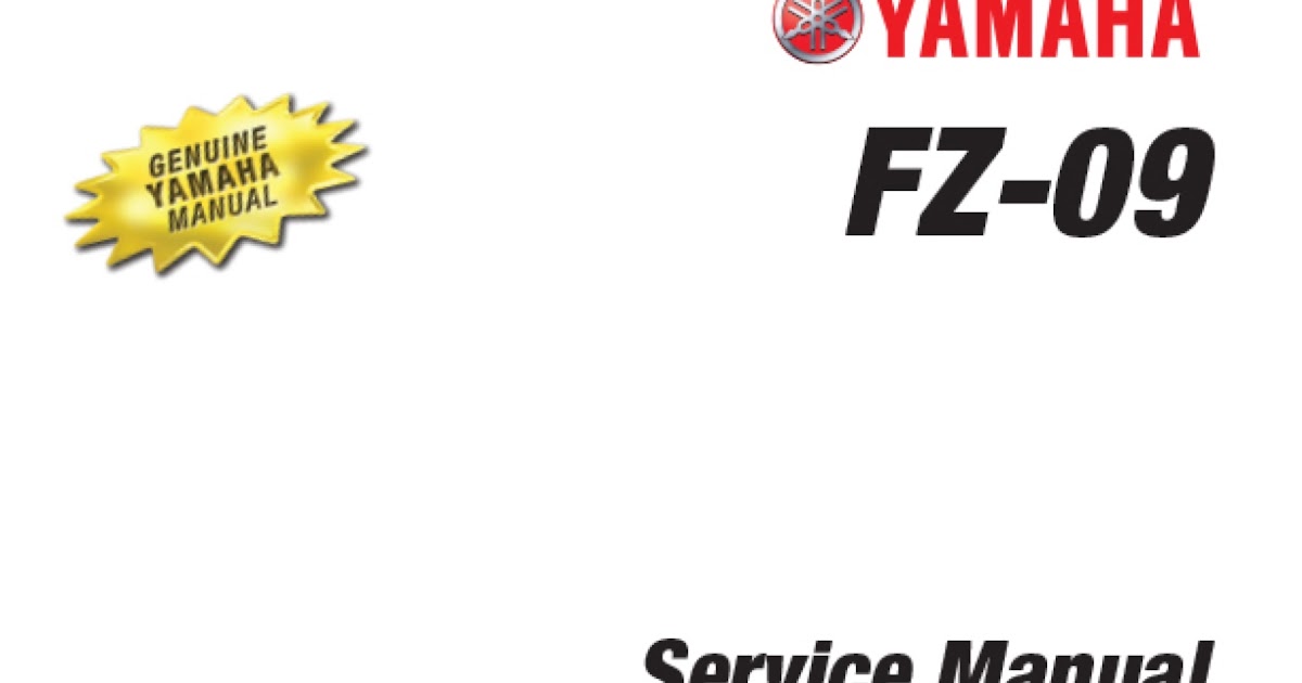 Fz09 Service Manual