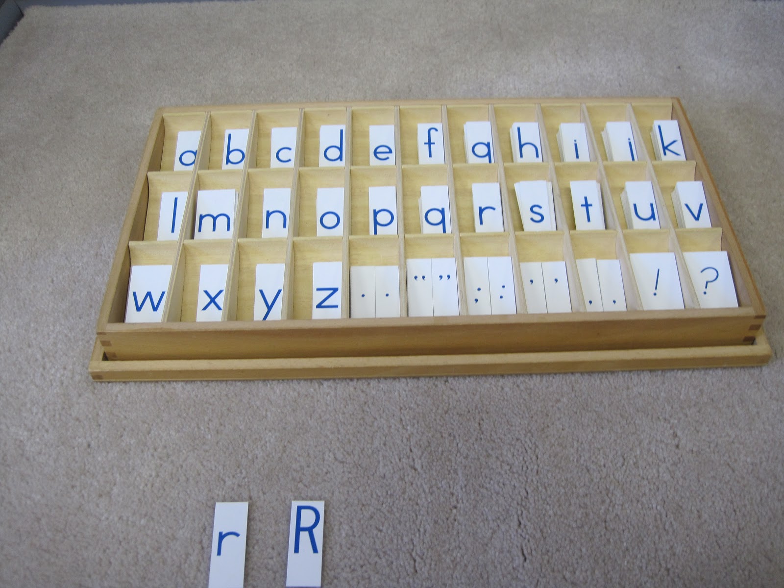 montessori magic: The Montessori Printed (Story) Alphabet