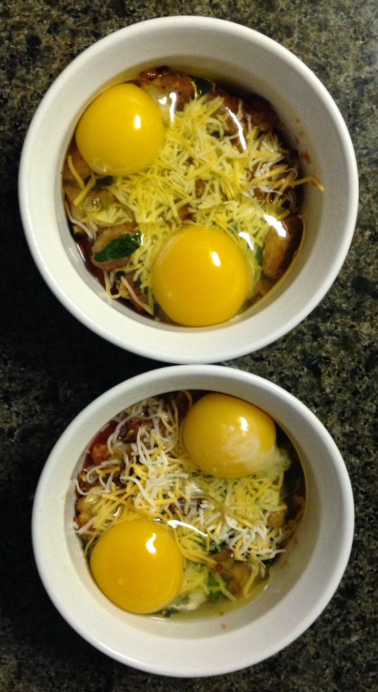 Baked Eggs in Ramekins