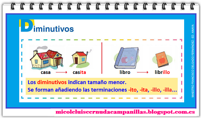 Los Diminutivos Y Los Aumentativos Didactalia Material Educativo