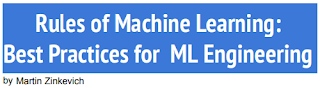Image result for Rules of Machine Learning: Best Practices for ML Engineering