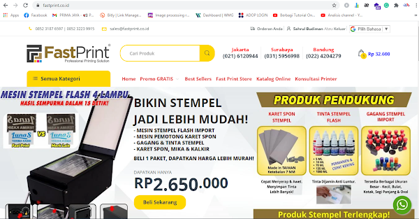 Belanja Online di FastPrint Official Website