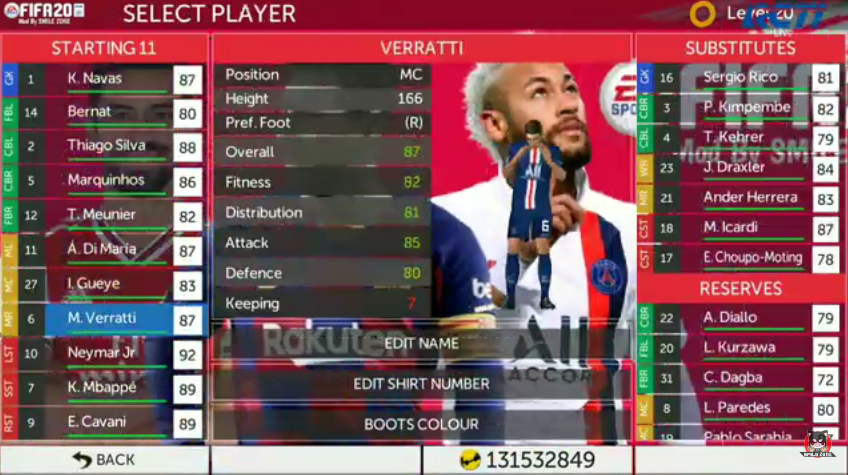 FTS Mod FIFA 20 Full Transfer Club Eropa 2020 ...