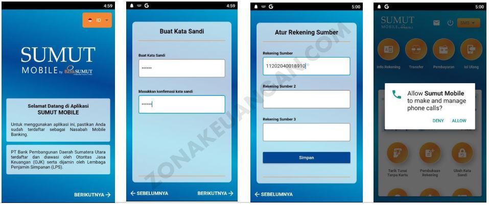 Cara Daftar Sumut Mobile Banking Zonakeuangan Com