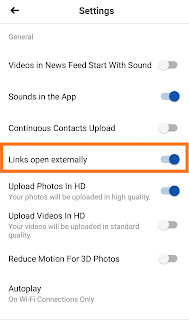 Force Android Facebook Application To Open Links In External Browser Force Android Facebook Application To Open Links In External Browser