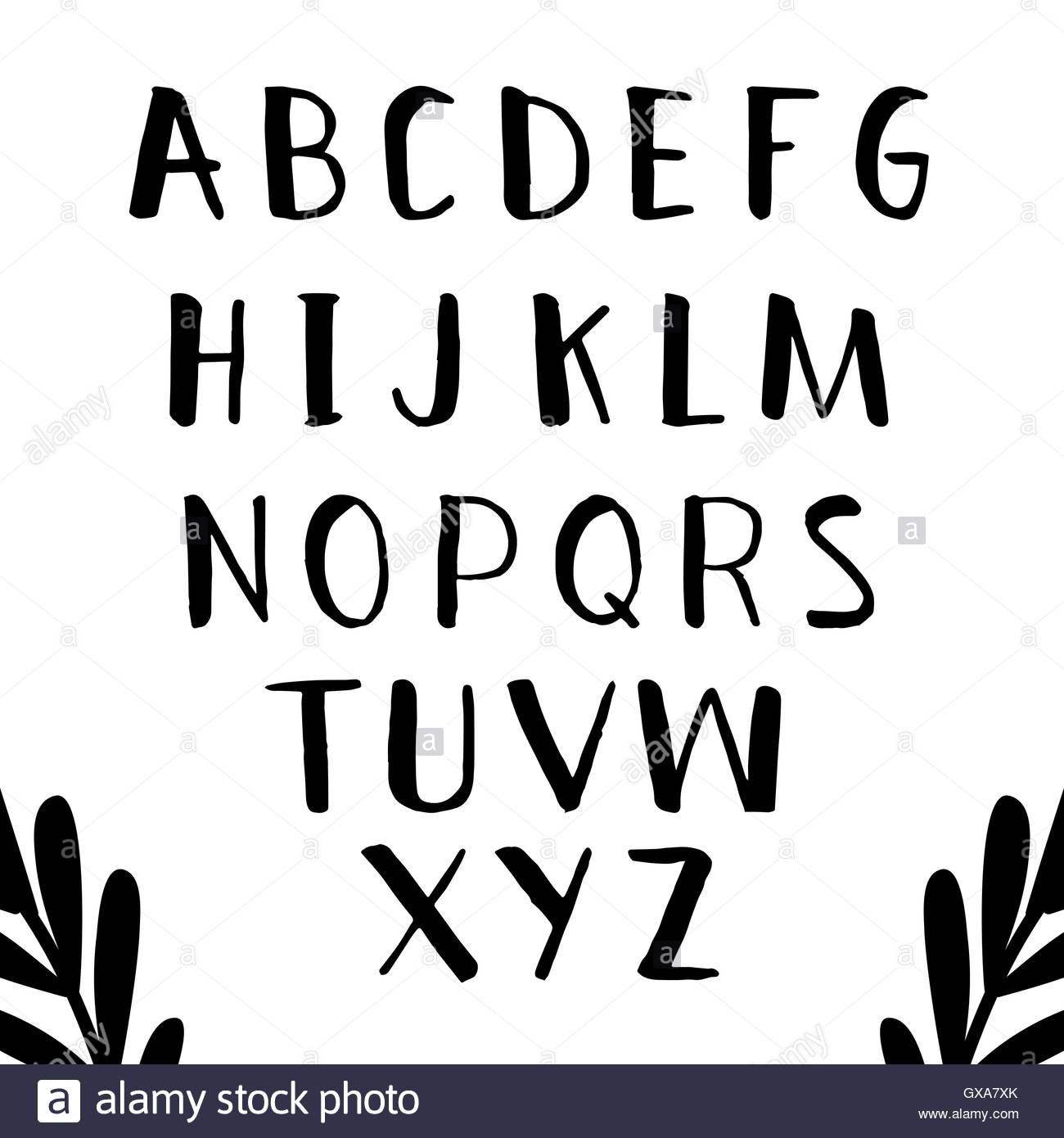 Pretty Alphabet Letters Font - Letter Format