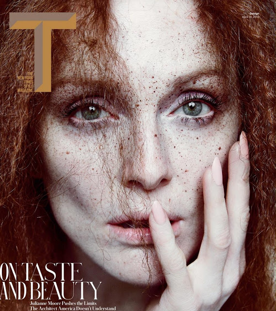 FORTY FOUR SUNSETS: JULIANNE MOORE COVERS T MAGAZINE