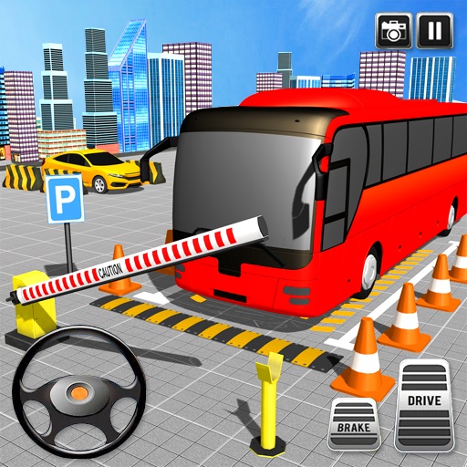 American Tourist Bus Simulator Bus Parking Bus Driving Games Bus