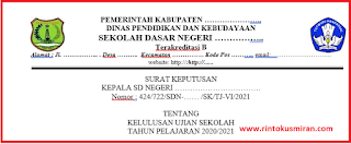 DOWNLOAD SK KELULUSAN JENJANG SD TAHUN PELAJARAN 2020/2021 DOWNLOAD SK KELULUSAN JENJANG SD TAHUN PELAJARAN 2020/2021