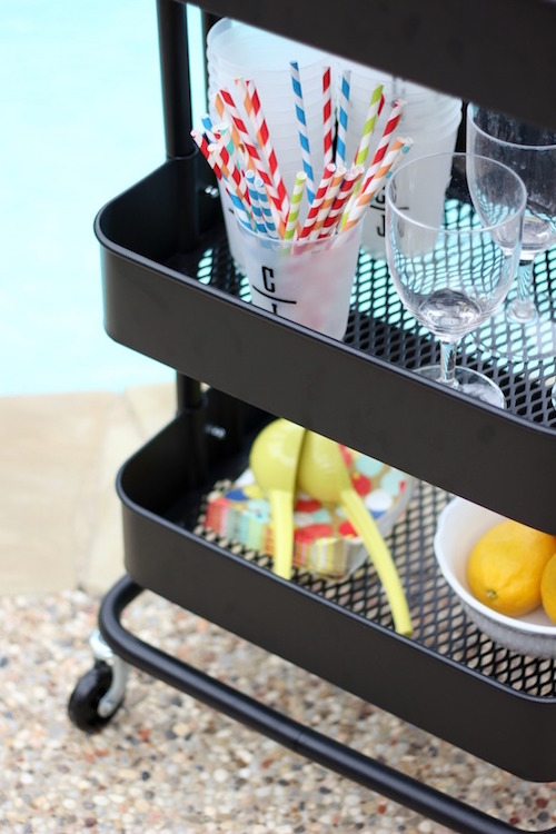 IHeart Organizing UHeart Organizing One Utility Cart Used Six Ways!