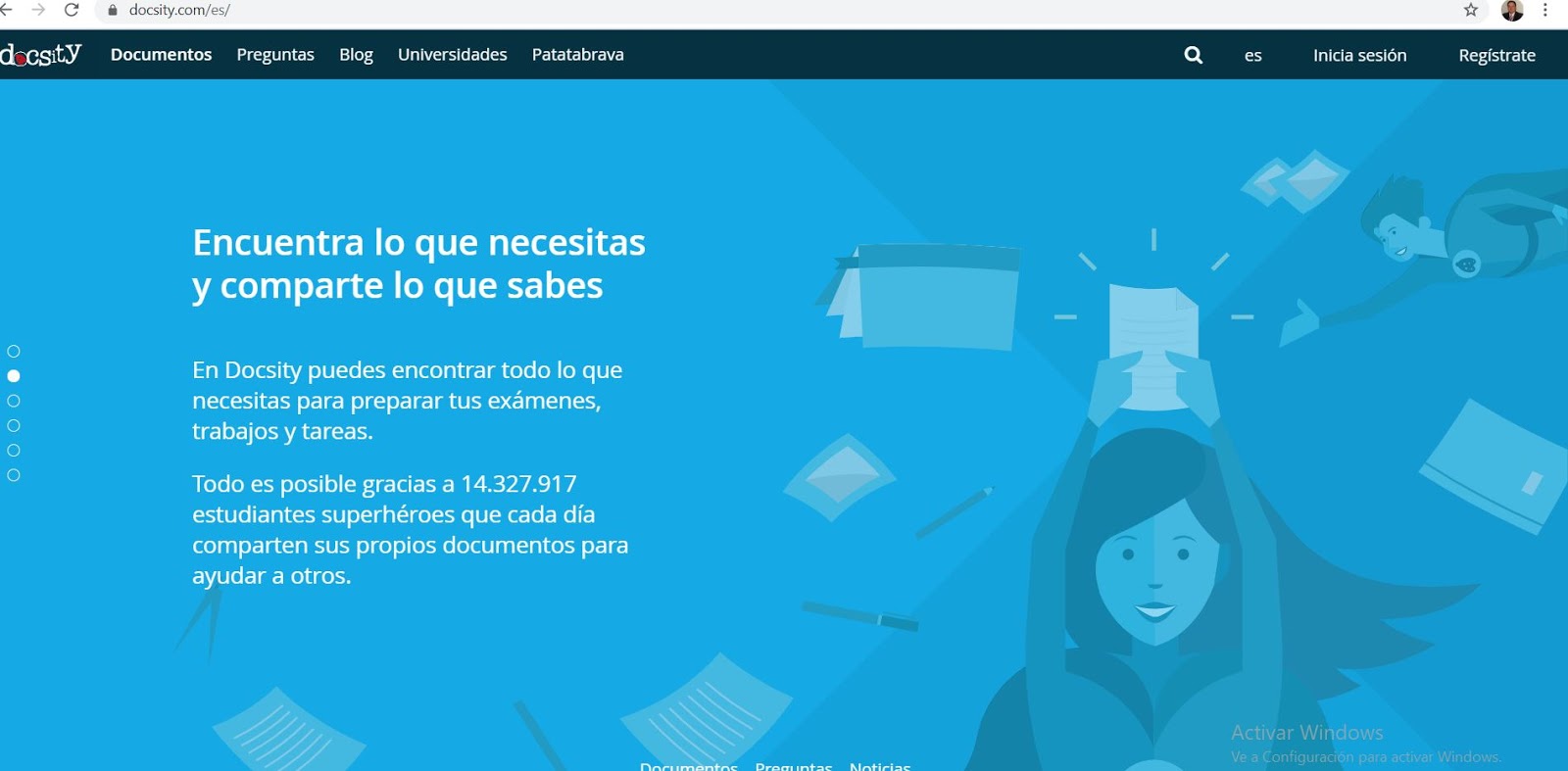 Informática y Docencia: Docsity, red de aprendizaje social