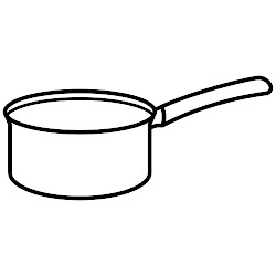colorear utensilios dibujos cocina cazos cacerola cazo dibujo chocolate menta olla comida recursos infantil pintar mas educacion embroidery
