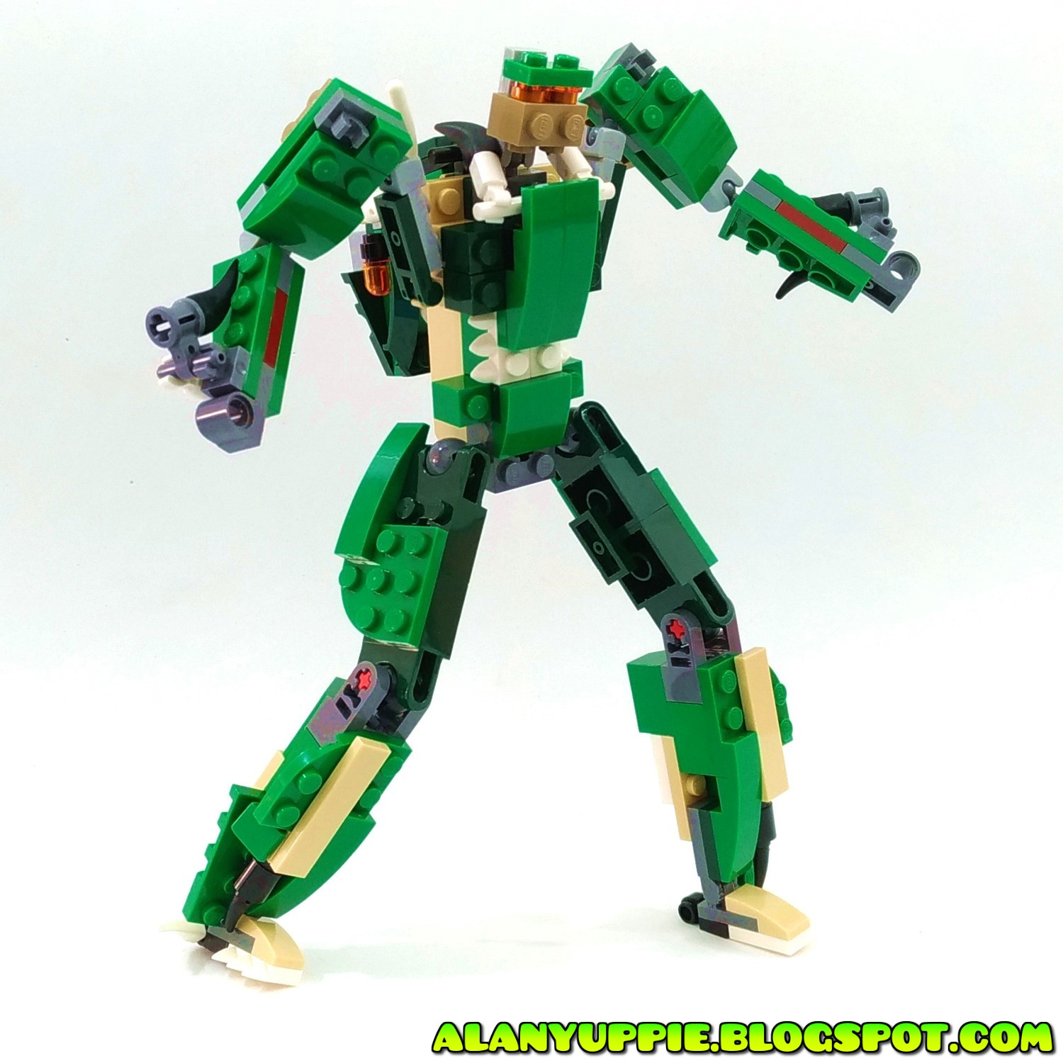 Alanyuppie's LEGO Transformers Video Tutorial Transformer Dinosaur