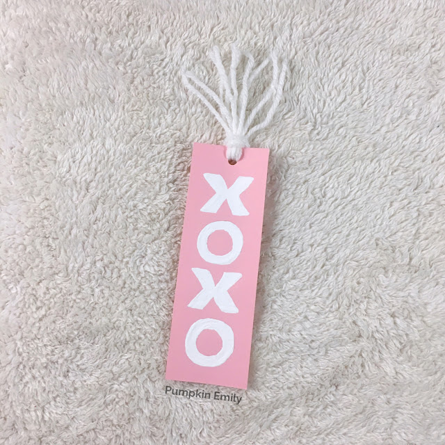 DIY XOXO Bookmark