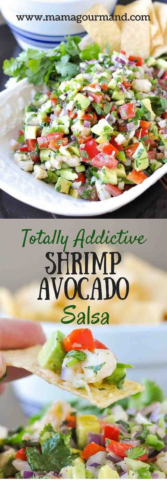 Totally Addictive Shrimp Avocado Salsa
