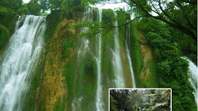 The natural beauty of Grojogan Sewu, Tawangmangu