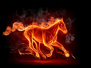 Digital Fire Horse images