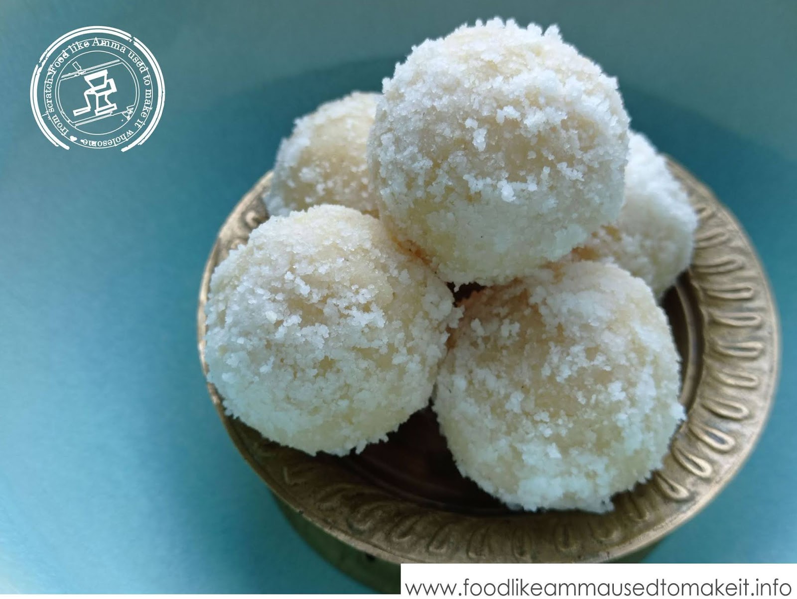 Coconut Soji Balls Recipe