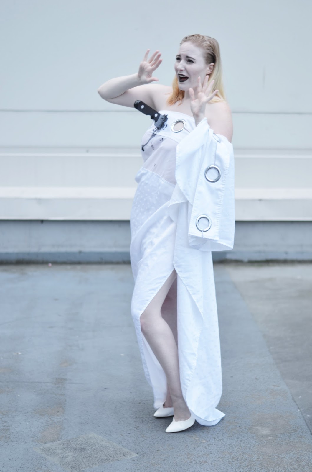 Vancouver Vogue Thrifted Halloween Costume Psycho