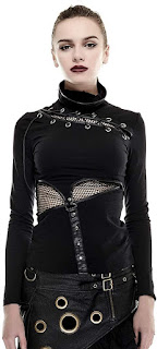 blusas goticas para mujer