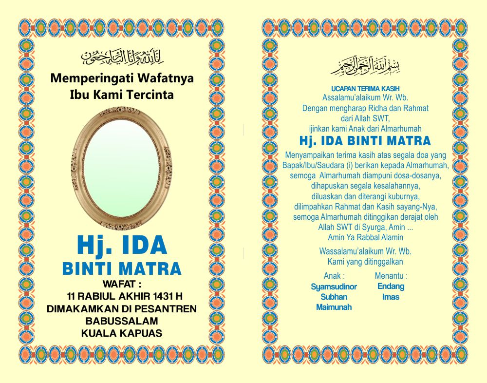 download template yasin download template yasin