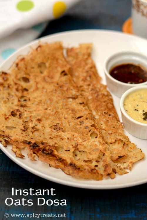 Spicy Treats Oats Dosa Recipe Instant Oats Dosa Recipe