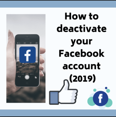 How to Deactivate A Facebook Account On Mobile 2019 - Original FB